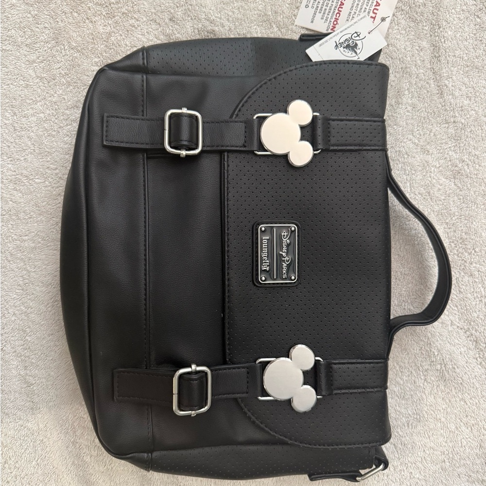 Loungefly Black Mickey Mouse Accents bag